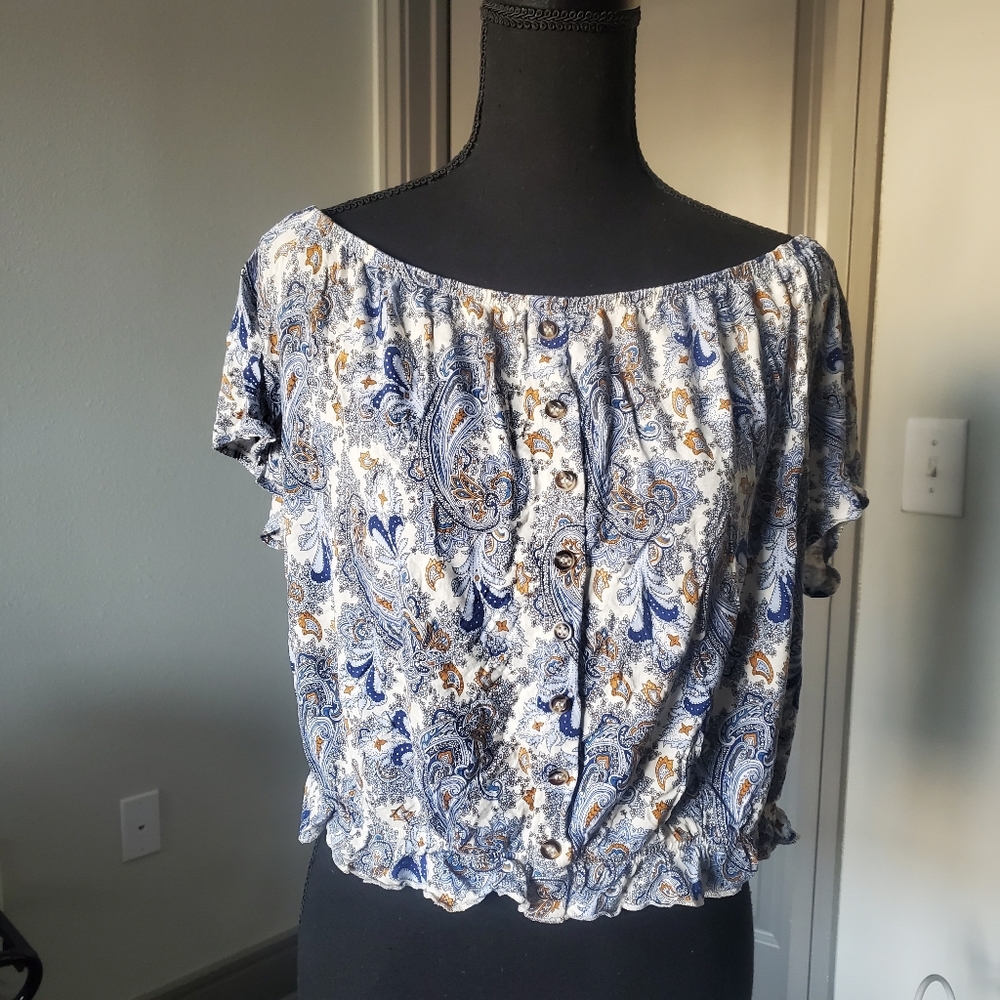 H&M crop top xl flowy PLUS SIZE PERFECT